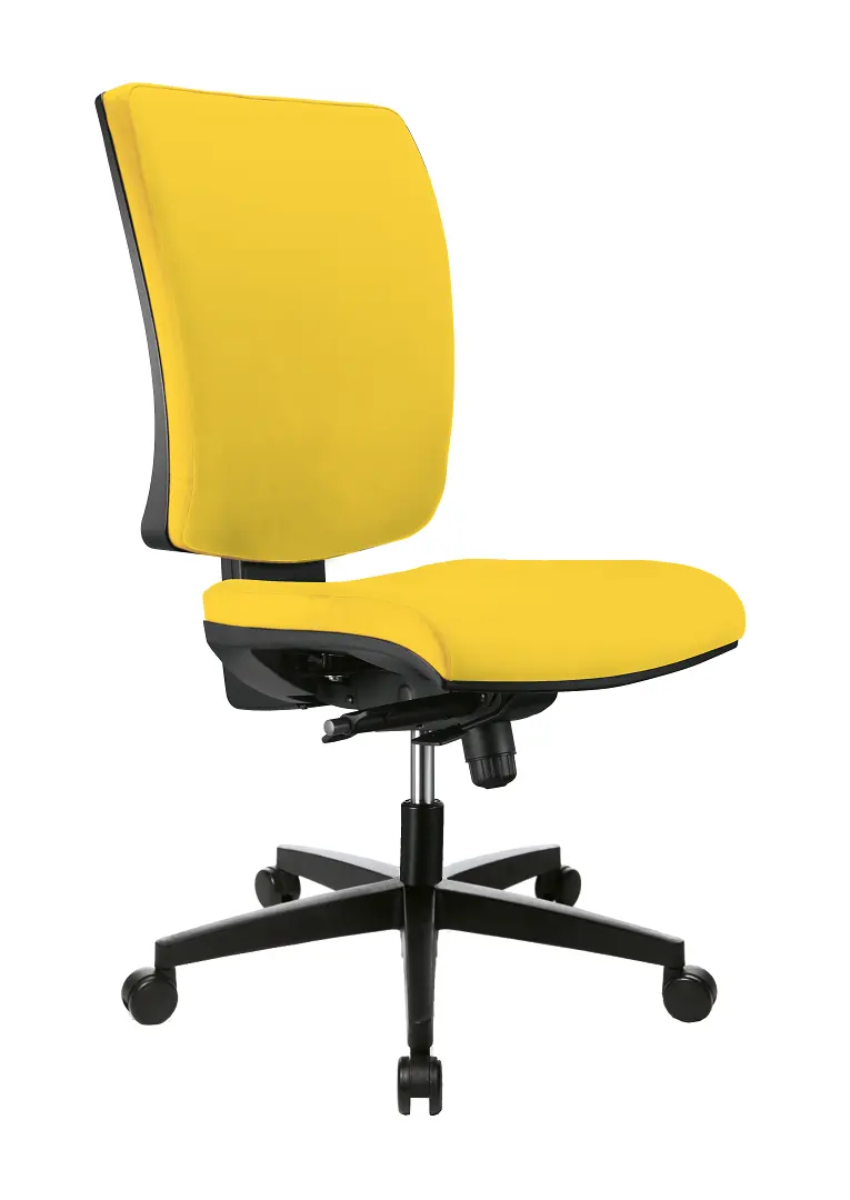 BOLZANO SYN židle kancelářská, koženka AN 036 - koženka žlutá